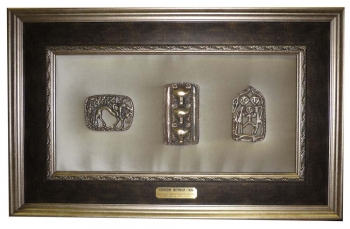 Большое панно на 3 фигуры. Размер: 600х380 мм